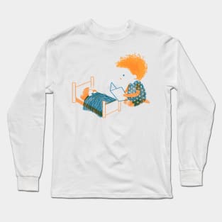 Night Sleep Story Time Long Sleeve T-Shirt